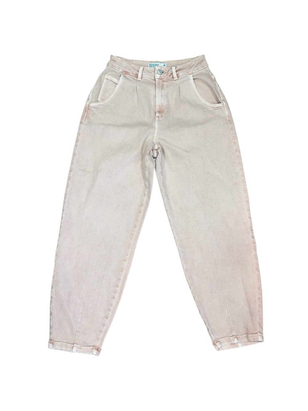House denim light pink balloon jeans
